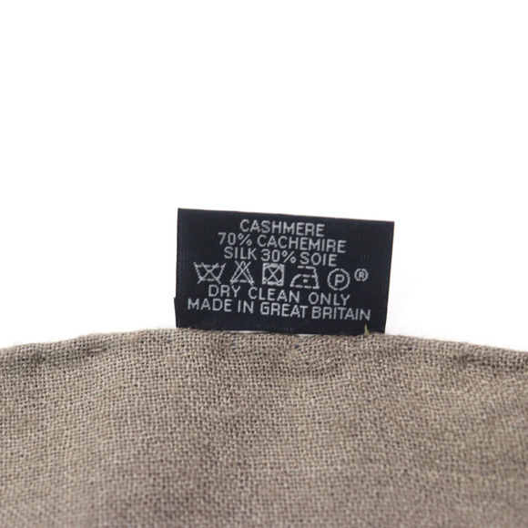 HERMES Men's Cashmere and Silk Chaine d'Ancre All-Over Print Two-Tone Stole/S...